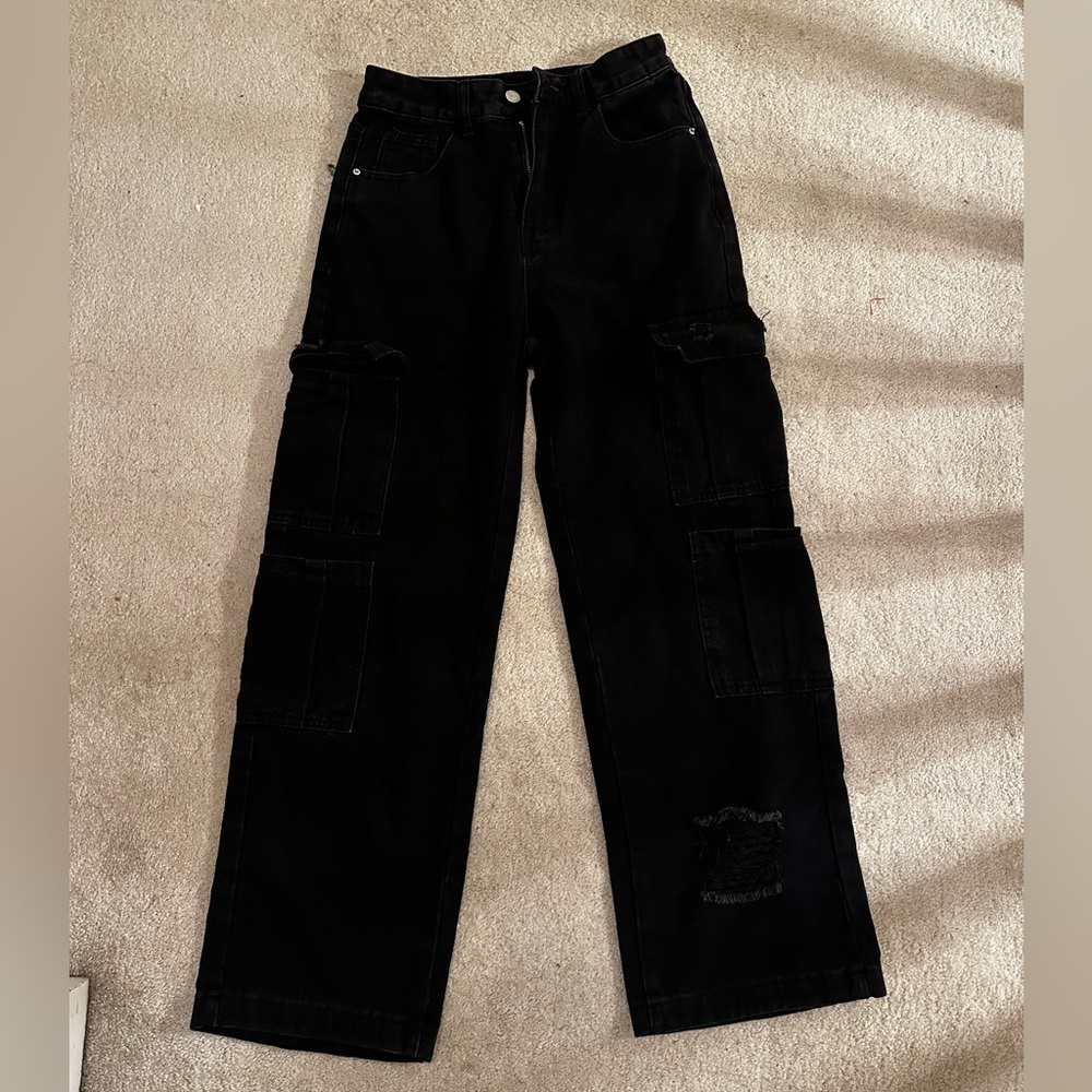 Shein High Waisted Jean Cargo’s